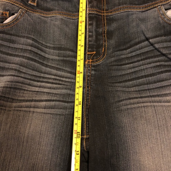 Baby Phat sz 20 boyfriend roll cuff ankle crop jeans - Picture 9 of 10